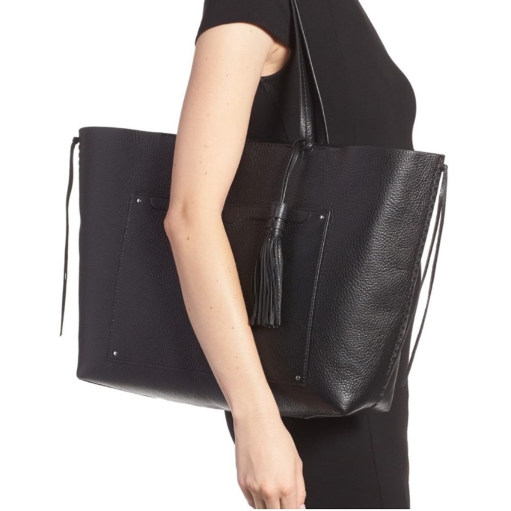 Rebecca Minkoff Black Leather Tote